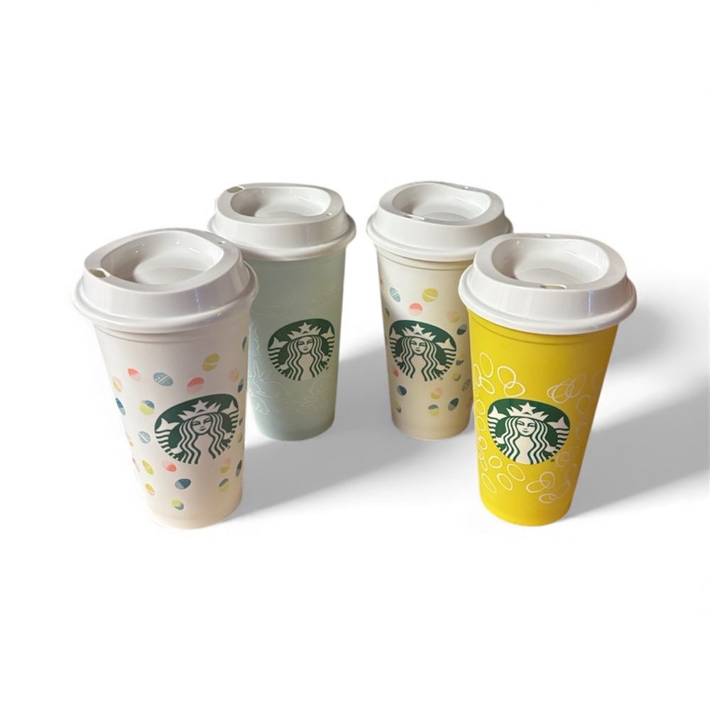Starbucks Set of 4 Easter Cups
